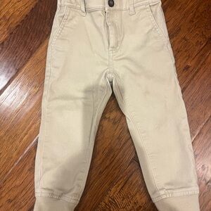Janie and Jack Kids Beige Jogger Pants